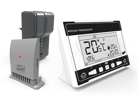 ST-290 v2-Regulator pokojowy dwustanowy biały